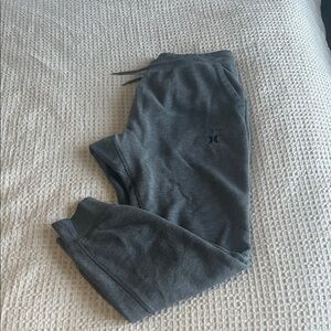 Hurley Kids Dark Charcoal Gray Jogger Sweatpants